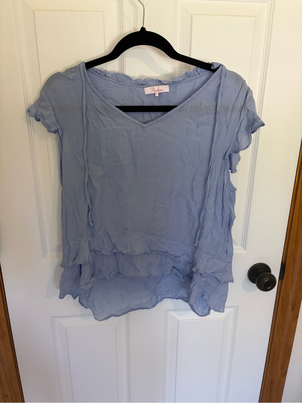 Parker short sleeve blouse